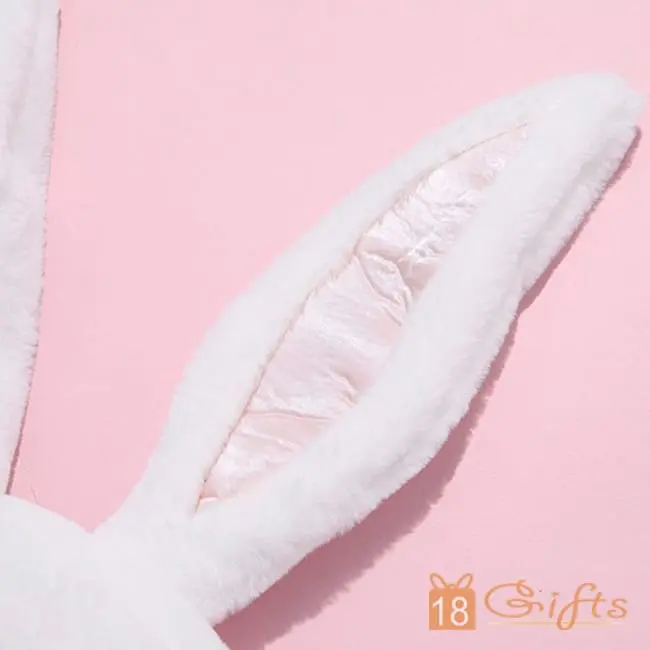 萌萌小白兔頭套