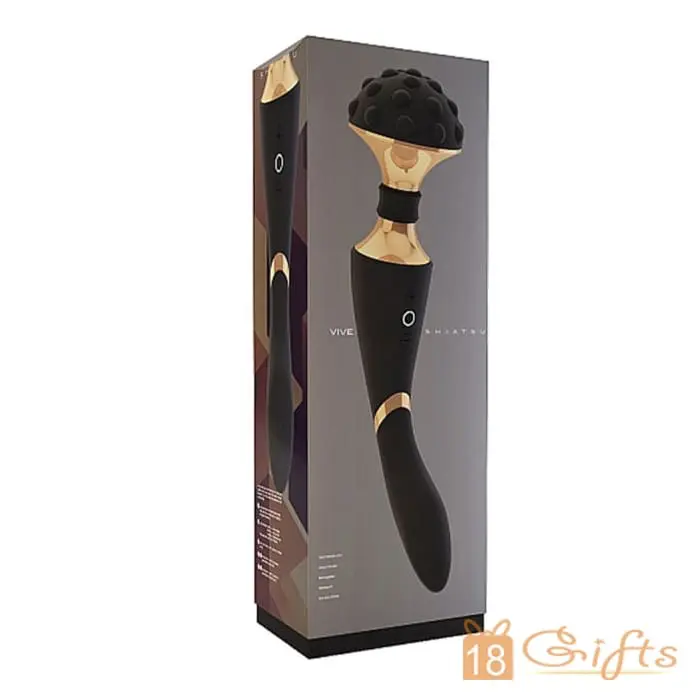 VIVE SHIATSU 雙頭旋轉震動按摩棒