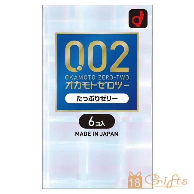 岡本0.02 加倍潤滑安全套 (6片)