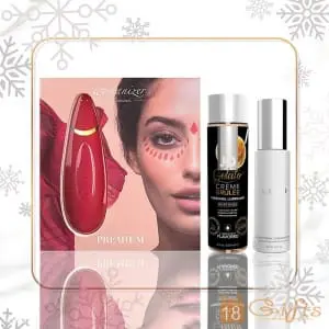 PREMIUM WOMANIZER LOVE XMAS SET (RED) 聖誕高潮探索套裝 SET B
