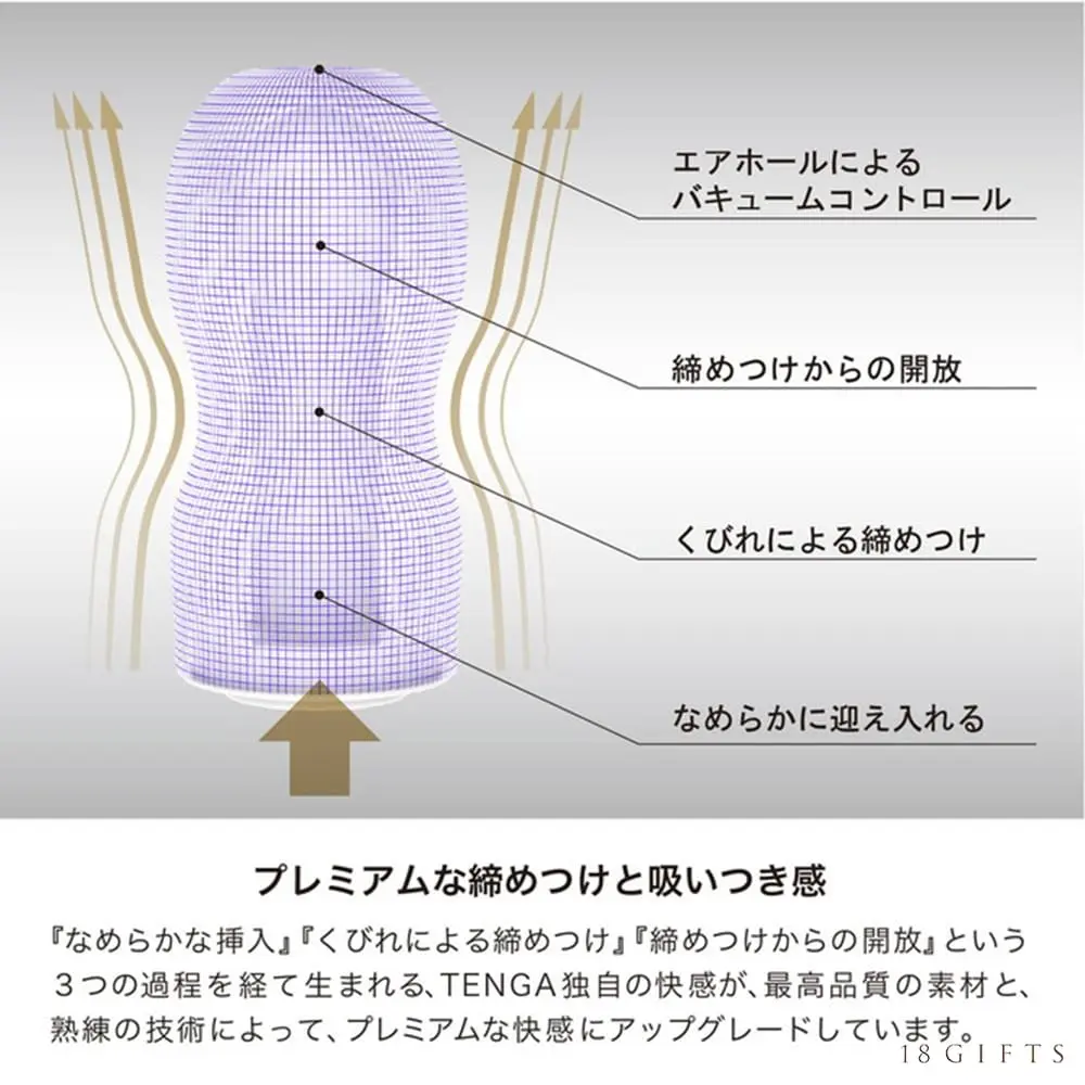 Premium Tenga 藍金標準真空杯