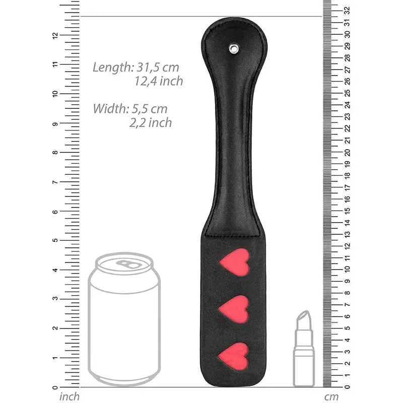 Ouch! – Paddle Hearts 心型皮革拍打器