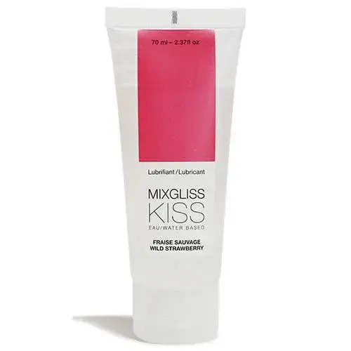 MIXGLISS - KISS 草莓味 水性潤滑液 (70ml)