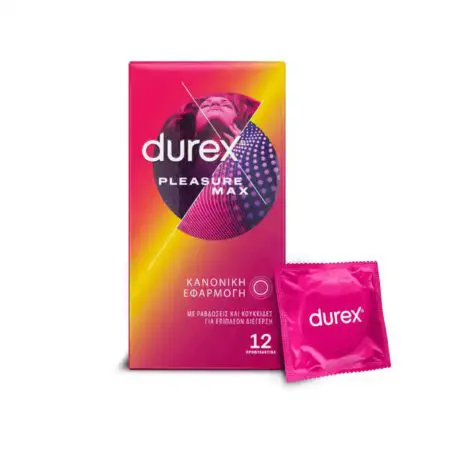 Durex Pleasure Max 凸點螺旋紋安全套 (12片)