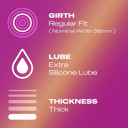 Durex Pleasure Me 凸點螺旋紋安全套 (12片)