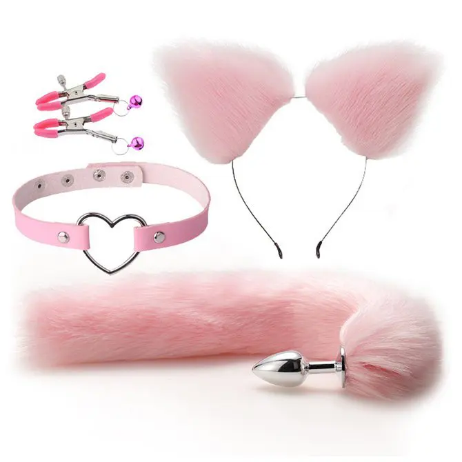 SMVIP 變身小貓咪套裝 粉紅色