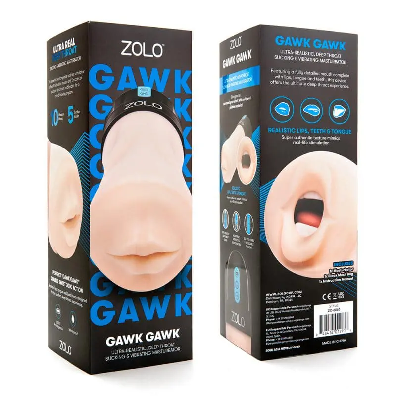 ZOLO GAWK GAWK 深喉震動口交杯