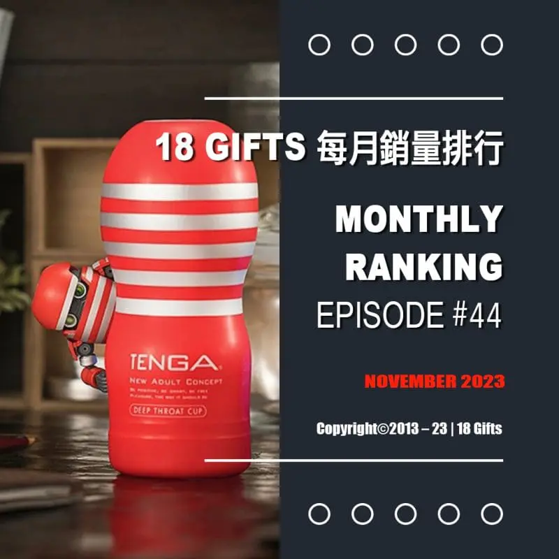 【2023年11月號】 自慰器 / 飛機杯新品銷量排行