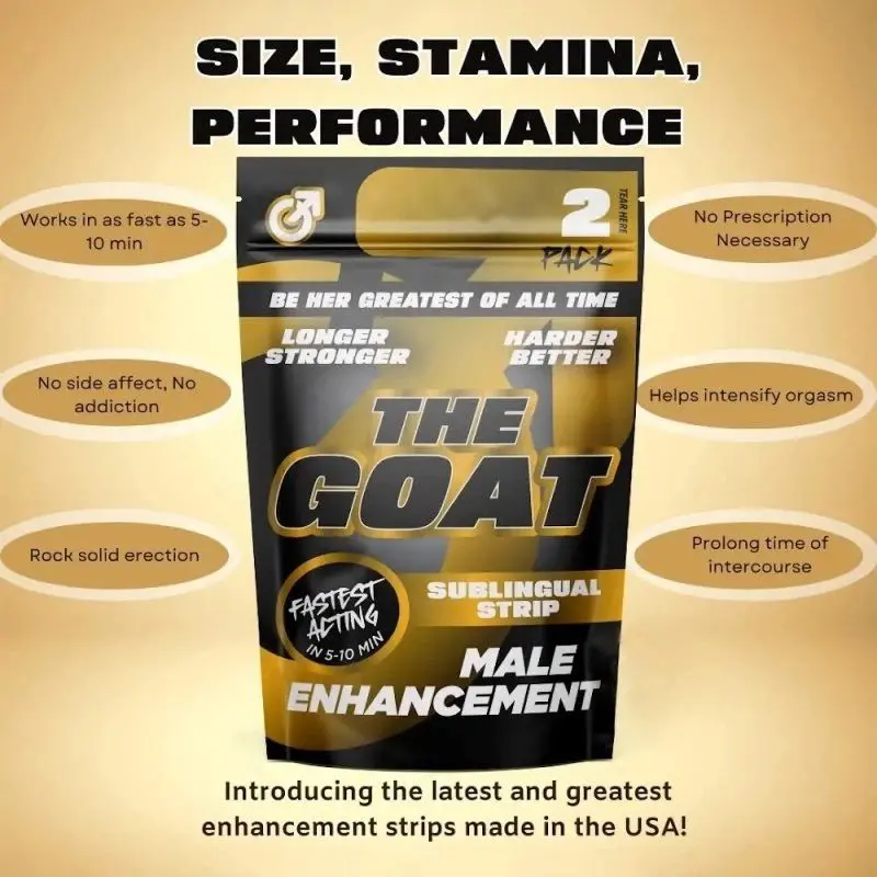 THE GOAT - 男士堅挺持久舌下含片 (2片)