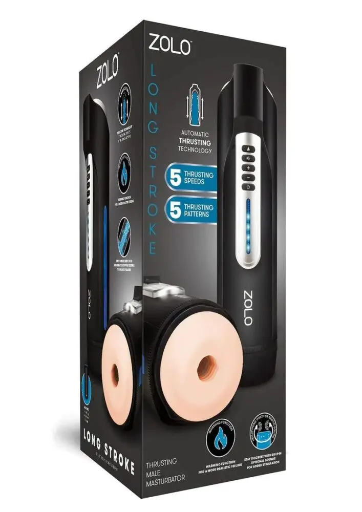 ZOLO Long Stroke 自動抽插加熱感飛機杯