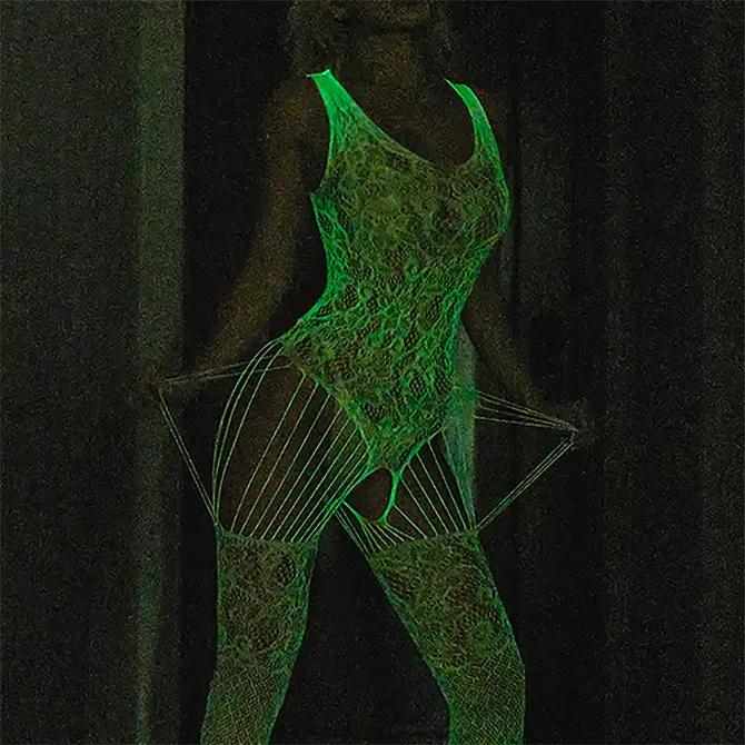 夜光連身網衣