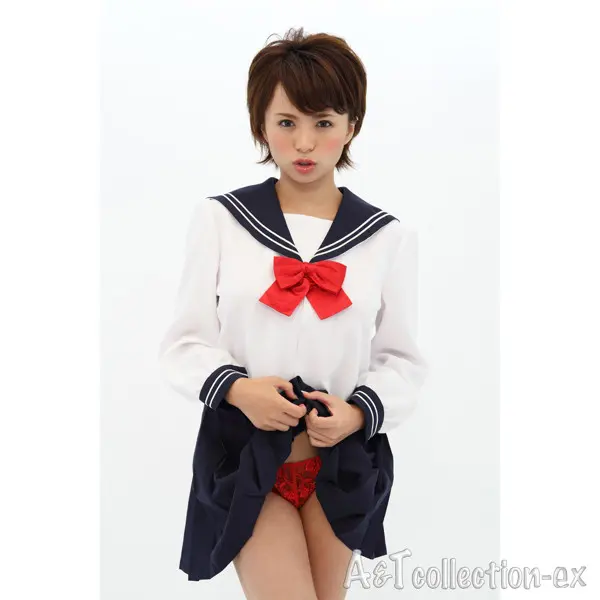 AKIBA清純水手服 白色長袖款