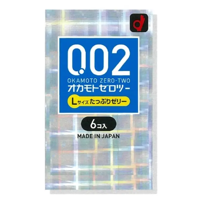 岡本0.02 大碼 加倍潤滑 (6片)