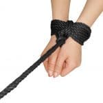 高級蜜蝋なめし麻縄 (黑)(7米)