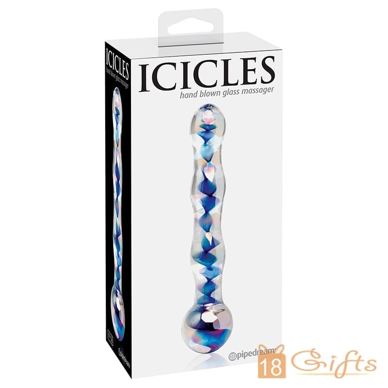 Icicles No. 8 手工玻璃按摩棒