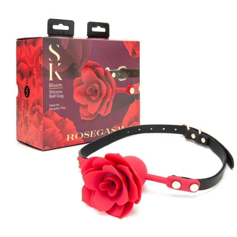 Rosegasm Bloom Silicone Gag 玫瑰矽膠口塞