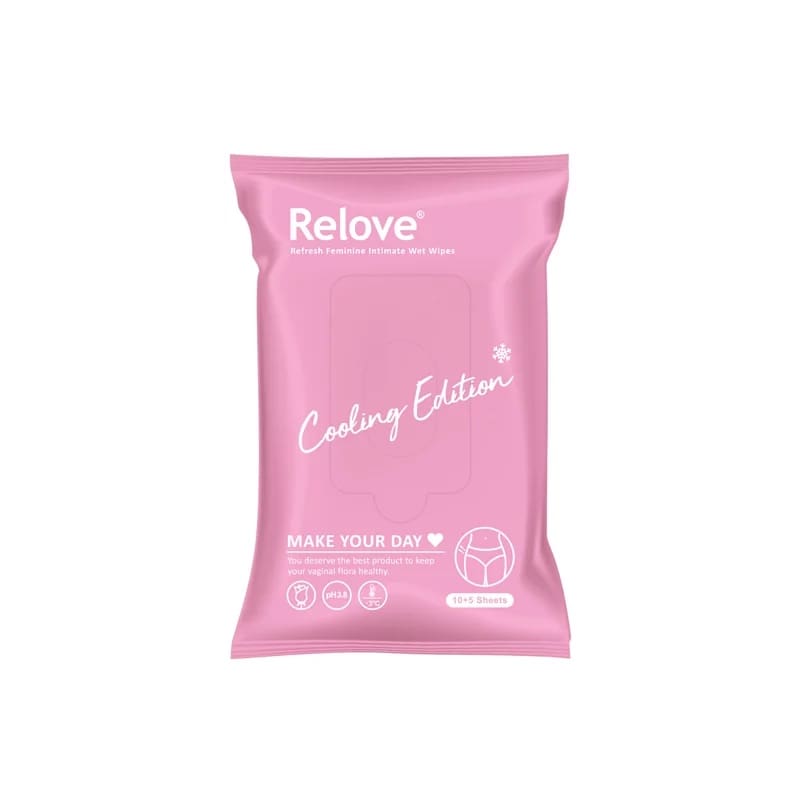 Relove 涼感私密弱酸平衡濕紙巾