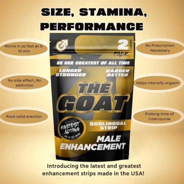 THE GOAT - 男士堅挺持久舌下含片 (2片)
